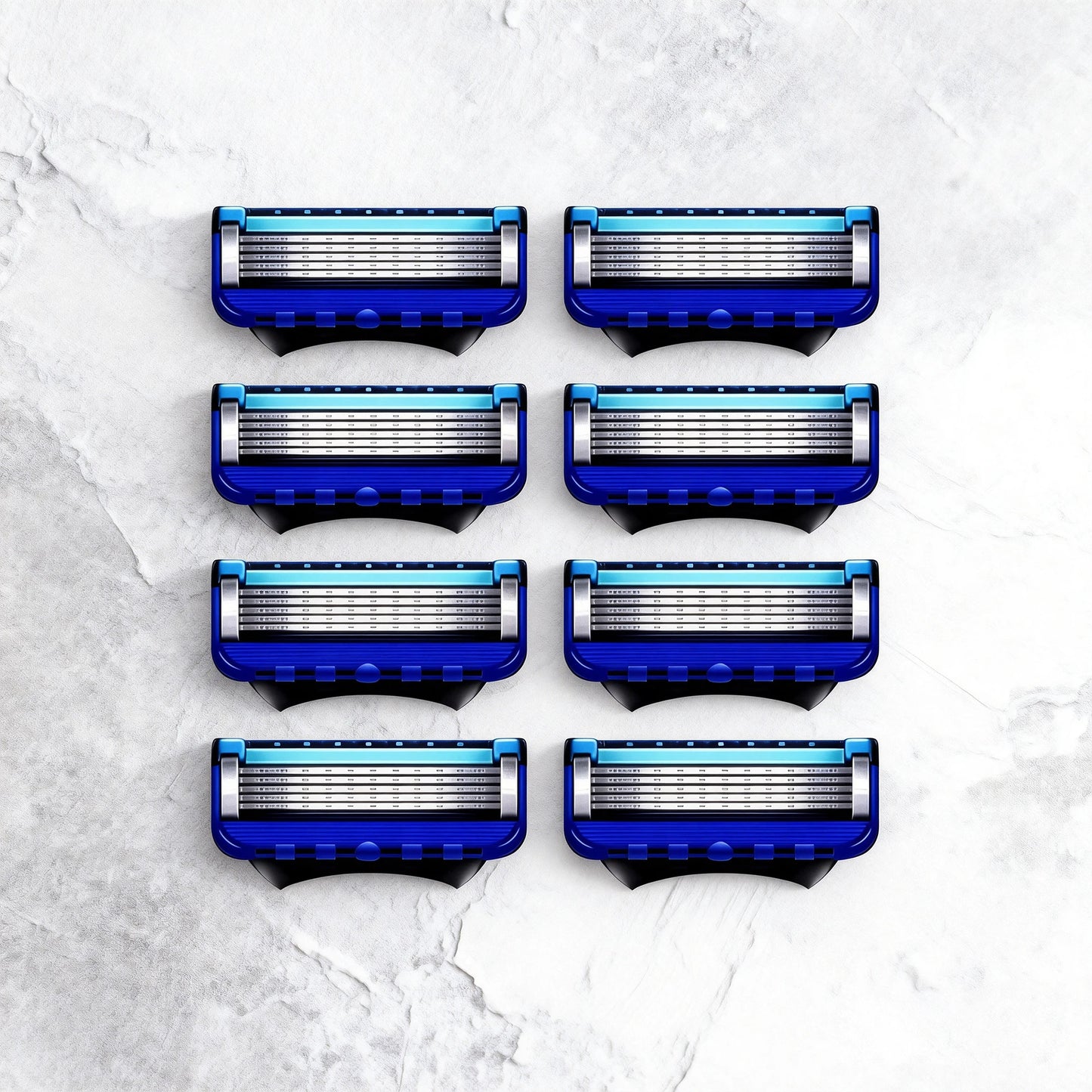 Manual Shaving For Men Replace Head Five Layer Blade Eight Comfortable Shaving Blades The Latest Blue No Skin Damage Uncharged Beauty World Shop