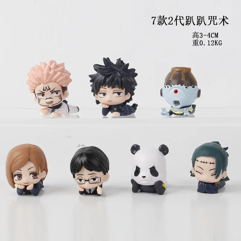 New Anime Kaisen Figure Q Version Gojo Satoru Itadori Yuji Blind Box Cute Action Figure Desktop Decor Model Toy Gift For Fans Beauty World Shop