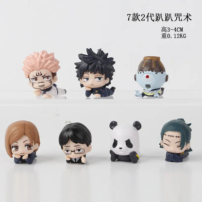 New Anime Kaisen Figure Q Version Gojo Satoru Itadori Yuji Blind Box Cute Action Figure Desktop Decor Model Toy Gift For Fans Beauty World Shop