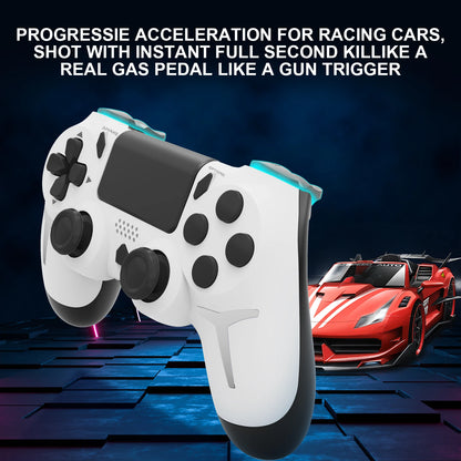 GAMINJA 6-axis Gyroscope Dual Vibration With touch pad Wireless Gamepad Bluetooth Controller For PS4 PS3 Console Computer PC Beauty World Shop