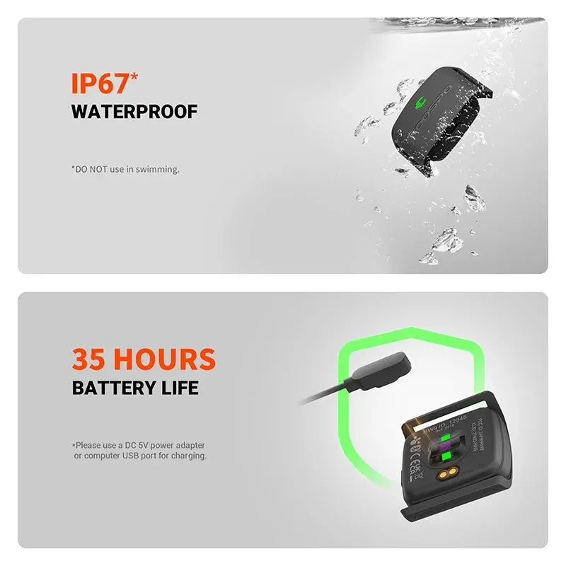 COOSPO HW9 Armband Heart Rate Monitor with HR Zones/Calories HRM Sensor for Fitness Cycling BLE5.0 ANT+ for Peloton,Zwift,Wahoo Beauty World Shop