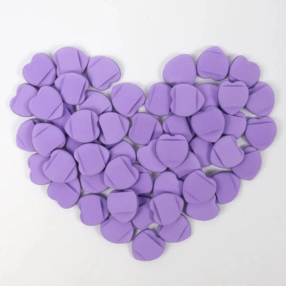 10/50Pcs Finger Cushion Powder Puff,With Air Cushion Powder Puff, Latex-Free Blending Sponge And Makeup Puff Beauty World Shop