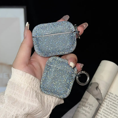 For Airpods 4 3 2 1 Glitter Rhinestone Case Bling Matte Protective Funda For Airpods Pro 2 Bluetooth Earphone Bag