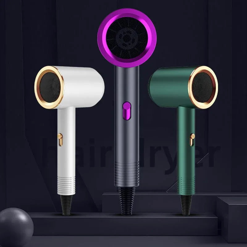 New High-Speed Hair Dryer High-Power Negative Ion Cold And Hot Ultra Silent Professional Hair Dryer For Home Hair Salons Beauty World Shop