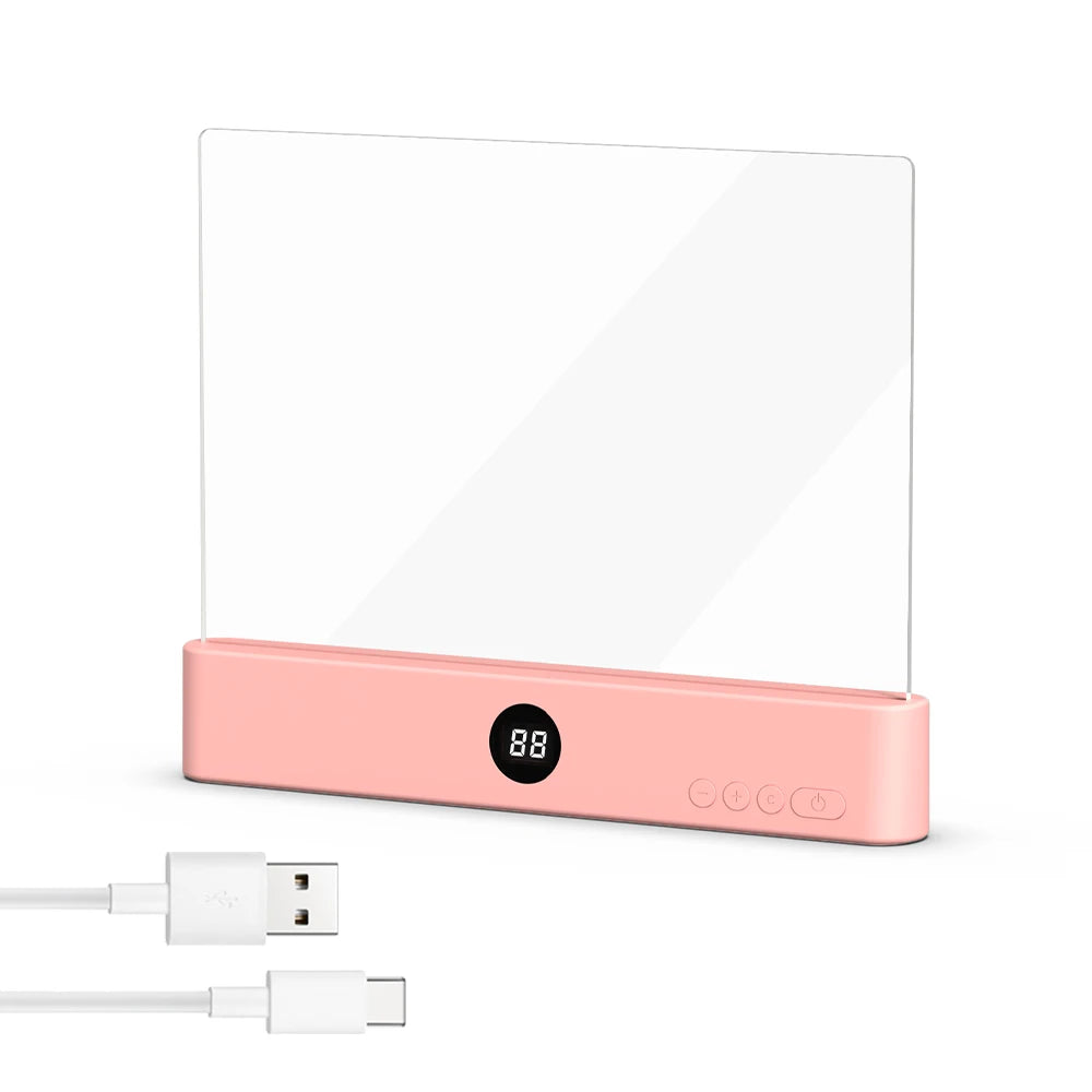 LED Flat Panel Night Vision Reading Light Eye Protection Reading Light Usb Charging Student Night Reading Lamp Book Lamp Indoor Beauty World Shop
