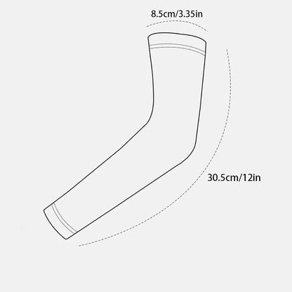 3Pairs Fashion Sun Ice Silk Sleeves Unisex Summer Sun Protection Arm Sleeves Suitable for Outdoor Riding, Driving, Fishing Beauty World Shop