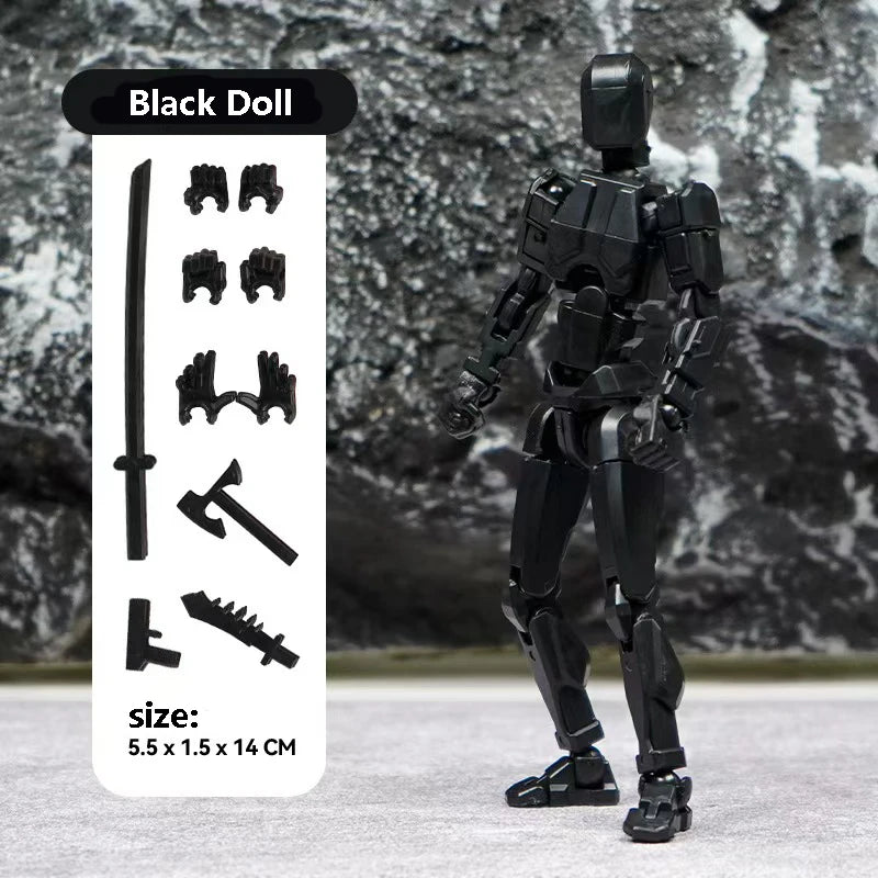 3D Multi-Jointed Movable Shapeshift Robot Joint Dog Creative Printed Mannequin Dummy Action Model Doll Toys for Children's Gifts Beauty World Shop