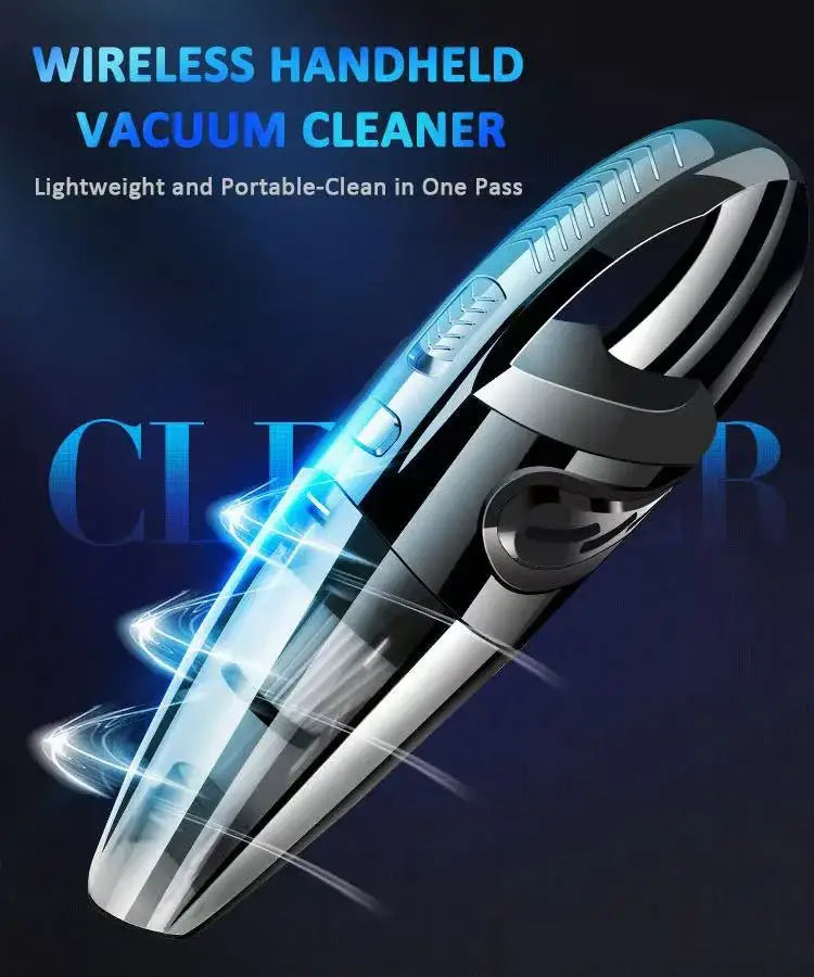 2025 New Handheld Vacuum Cleaner Multi-Function Integrated Machine Home Car Portable Wireless High Suction Gift Beauty World Shop