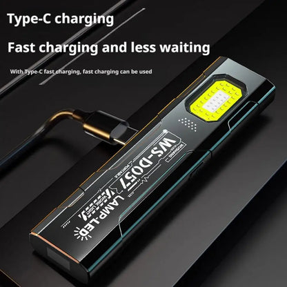 Outdoor LED Flashlight 550Lm Portable Mini Torch Light Pocket Lantern Flood Work Light with 5 Modes Beauty World Shop