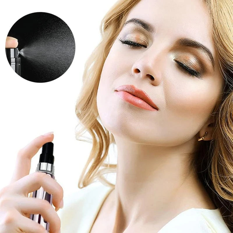 1/4Pcs 5ml Perfume Atomizer Portable Liquid Container for Cosmetics Traveling Mini Aluminum Spray Empty Refillable Bottle Beauty World Shop