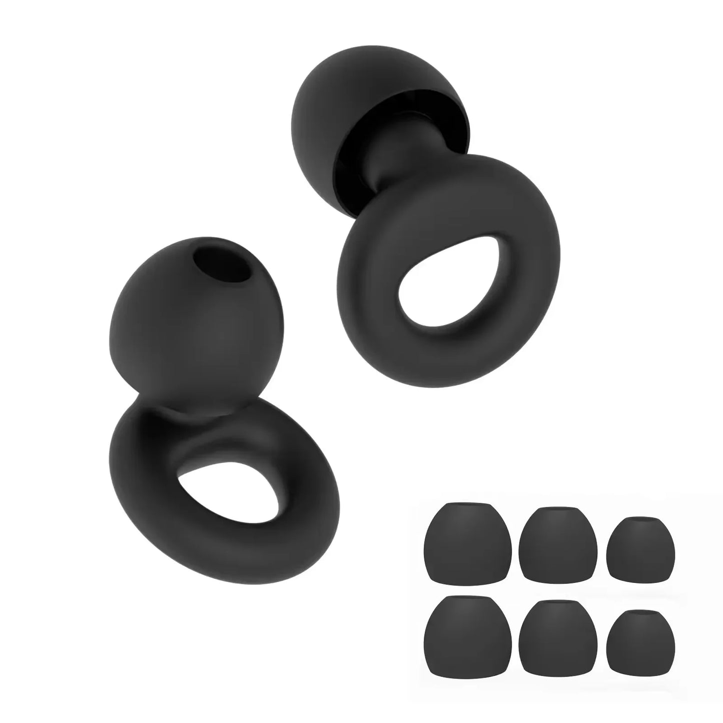 Silicone Earplugs for Swimming Sleep Noise Cancel Noise Reduction-Soundproof Reduce Disturbances -Quality loop Earplugs Beauty World Shop