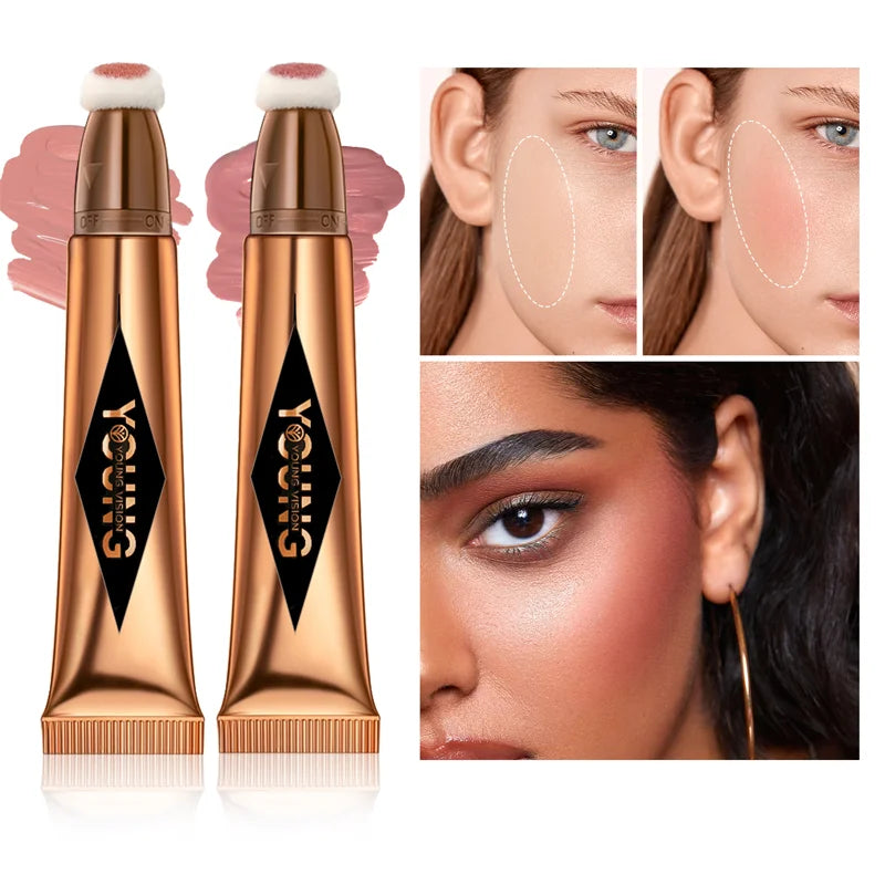 Multifunctional Liquid Blush Face Contour Highlight Eye Shadow Stick durable waterproof silky all-in-one creamy texture Beauty World Shop