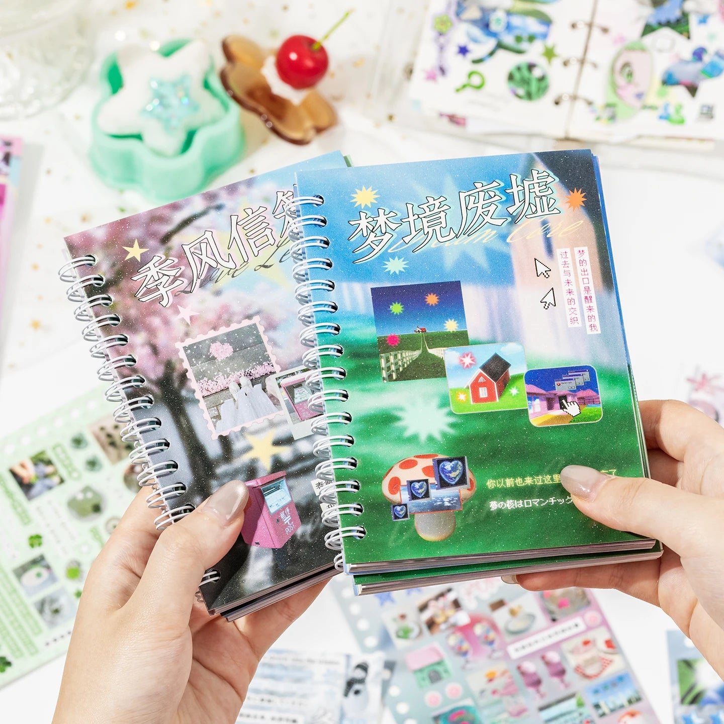 2Style 30 pieces/bag Time Reshaping Cut Film Coil Sticker Book Handbook Material Sticker DIY Photo Frame Scrapbook Notebook Cup Beauty World Shop