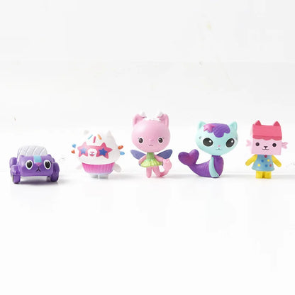 Gabby's Dollhouse Action Figure Toys Cute Doll Collection Cartoon Model Beauty World Shop