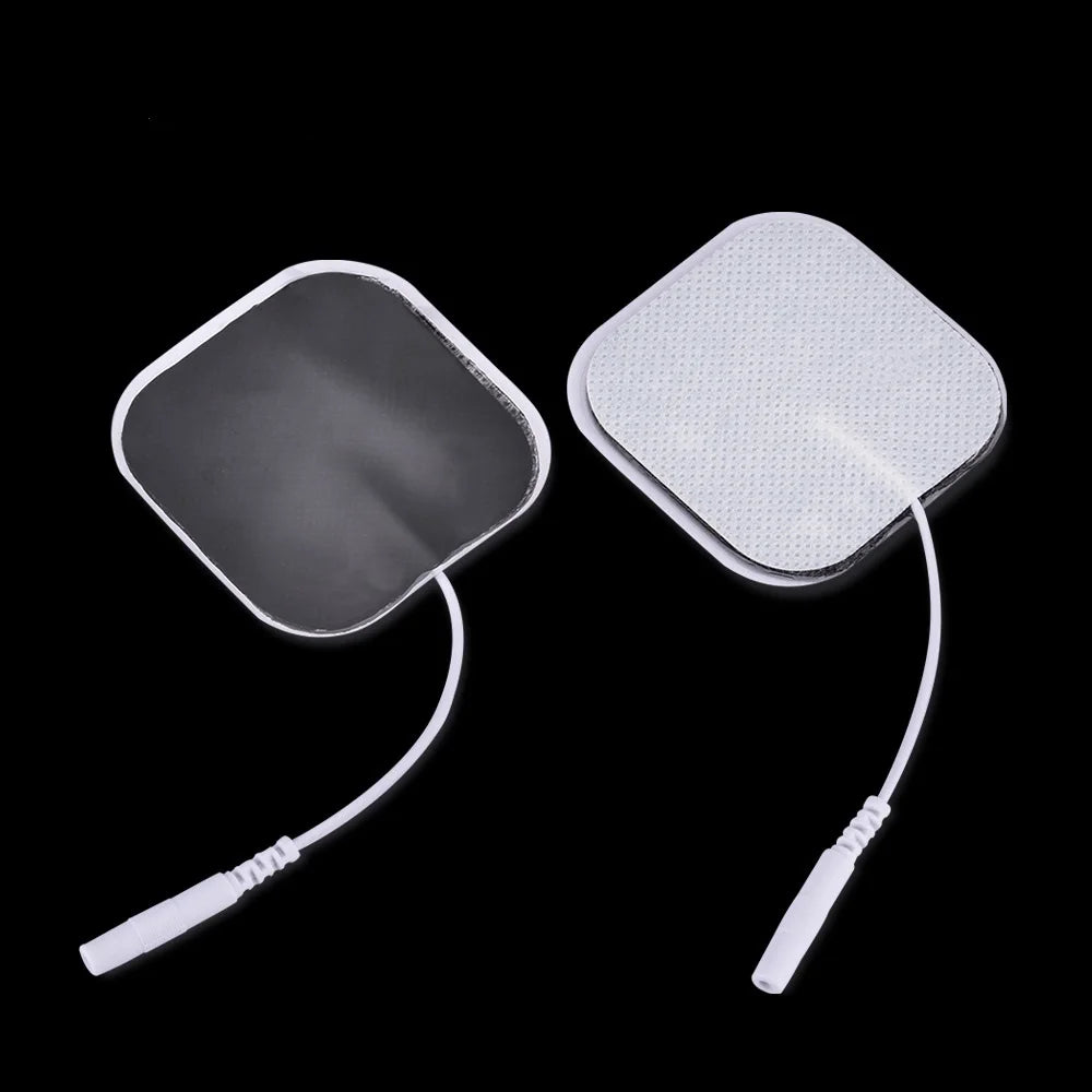 100P/50P 5x5cm Muscle Stimulator Electrode Pads Non-woven Fabric Self Adhesive Replacement Pads for Tens Digital Massage Machine Beauty World Shop