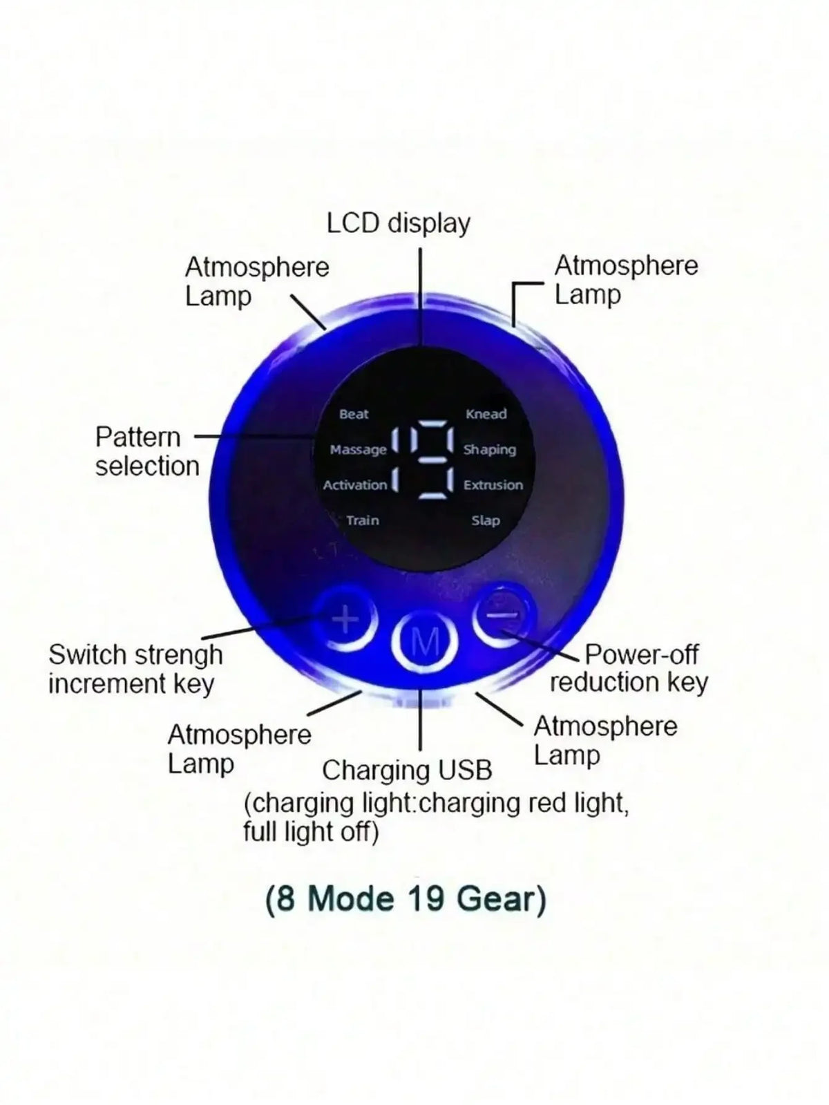 2026 1PC Abs Stimulator, Muscle Toner, Portable Muscle Trainer, Intelligent Wireless Fitness Apparatus Rechargeable Beauty World Shop