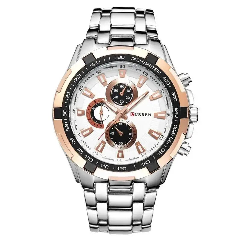 CURREN 8023 Quartz Watch Men Waterproof Sport Military Watches Mens Business Stainless Steel Wristwatch Male Clock reloj hombre Beauty World Shop