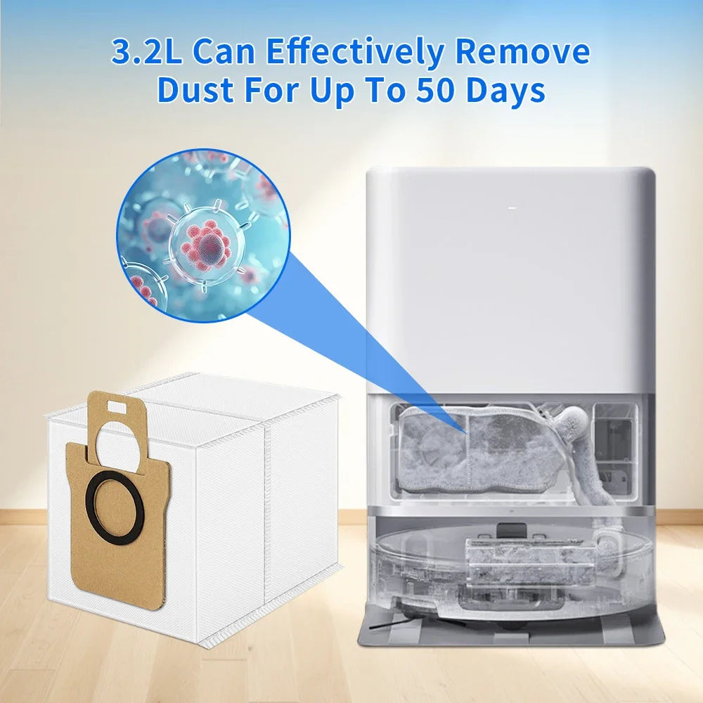 Dust Bag For Dreame L10s Ultra/L10 Ultra/L30 Ultra/L20 Ultra/L20 Pro/S10/S10 Pro/S20/X10/X20/W10S/W10S Pro Vacuum Spare Parts Beauty World Shop