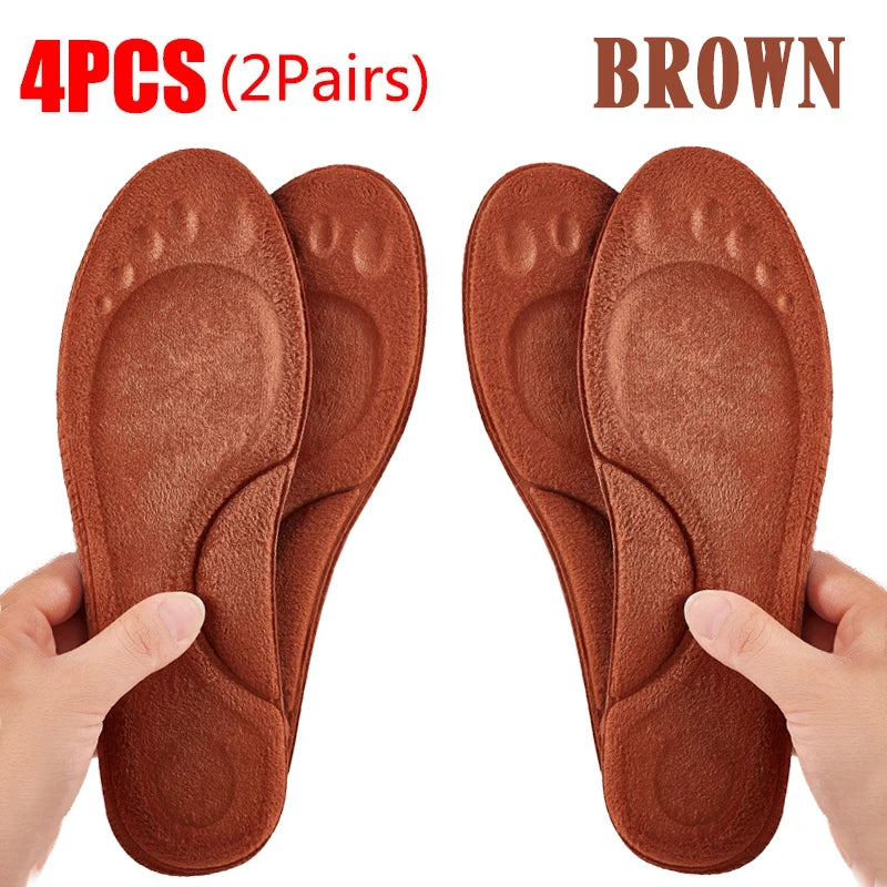 PU Feet Sole Soft Orthopedic Sport Insoles for Breathable Shock Absorption Running Shoes Pad for Men Women Arch Support Insole Beauty World Shop