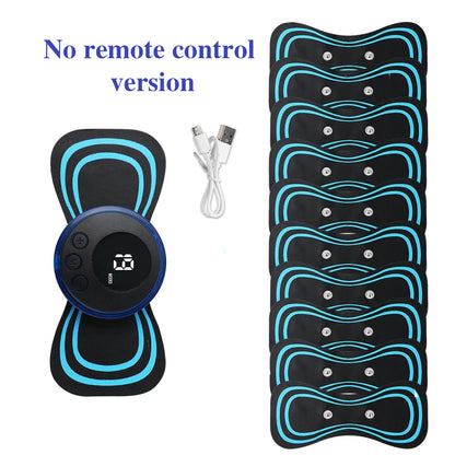 Mini Portable EMS Neck Massager Electric Neck Stretcher For  Cervical Muscle Pain Relief And Shoulder Relaxation Massage Patch Beauty World Shop