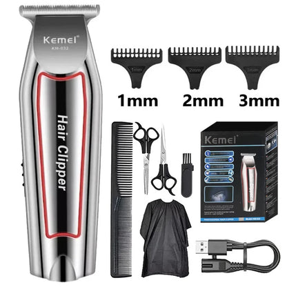 Kemei Professional Hair Trimmer Electric Beard Trimmer For Men Hair Clipper Hair Cutter Machine Haircut Grooming Kit KM-032 Beauty World Shop