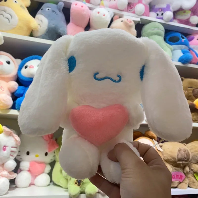 22cm Sanrio Hello Kitty Kuromi Pillow KT Plush Toy Girls Soft Stuffed Animal Toys Heart My Melody Cinnamoroll Stuff Doll Gifts Beauty World Shop