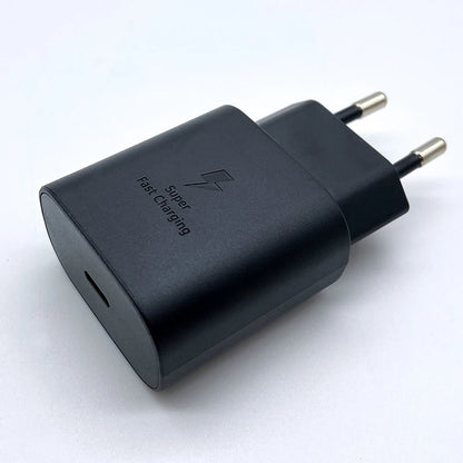 Samsung 25W Super Fast Charger Usb Type C Cargador Adapter For Galaxy S24 S23 S20 S21 S22 Plus A54 A34 Adapter Z Flip Fold 5 6 4 Beauty World Shop