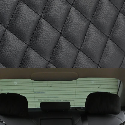PU Leather Car Middle Seat Storage Net Large Capacity Leather Bag Seat Back Storage Bag Car Chair Back Supplies Storage Goods Ha Beauty World Shop