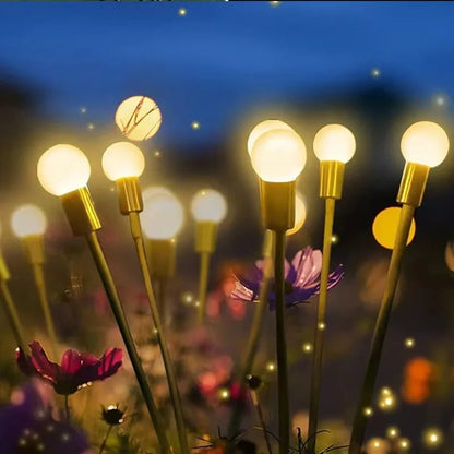 Garden Lights-New Upgraded Solar Powered Firefly Lights Outdoor Waterproof Vibran Garden Lights for Decorationi Beauty World Shop