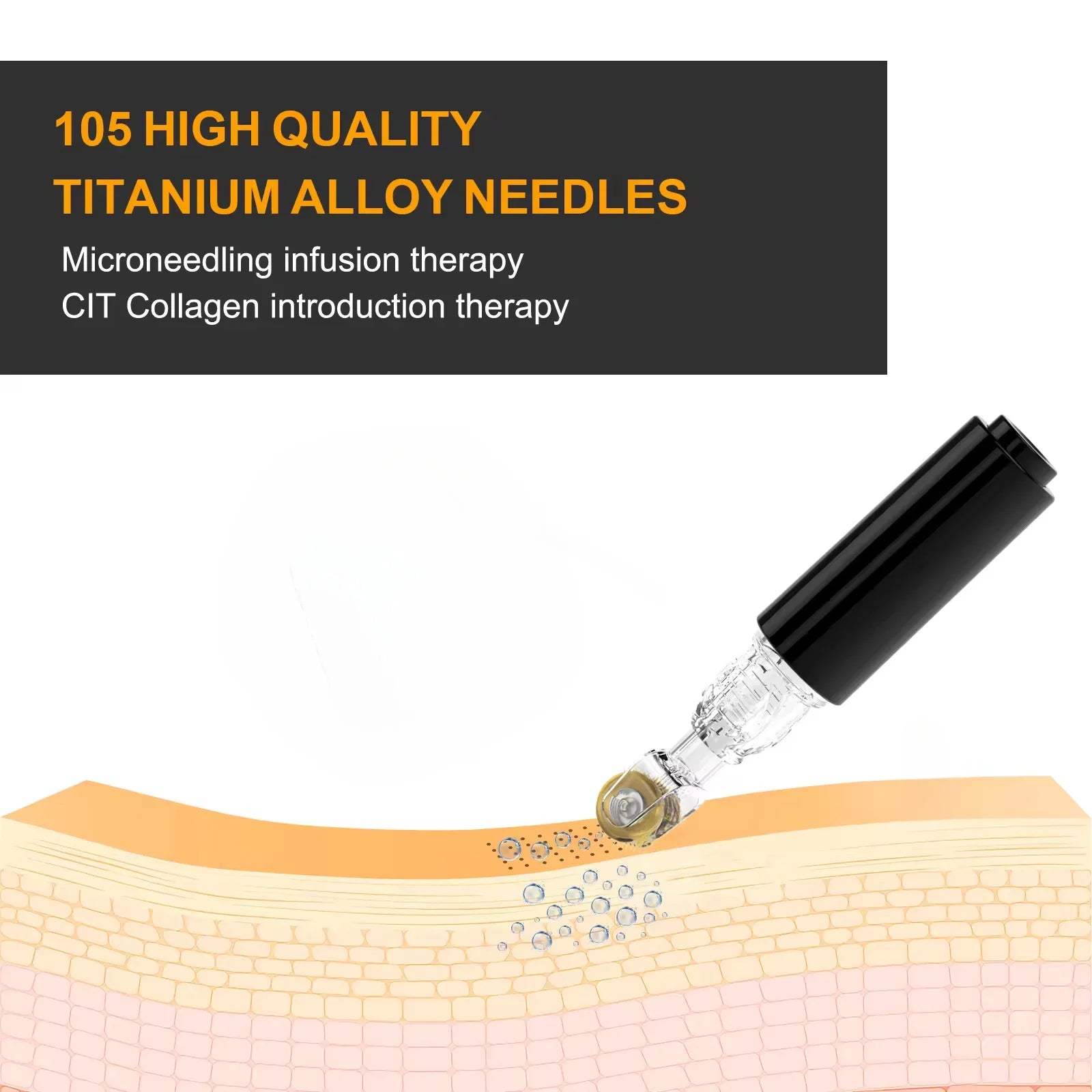 105 Pins Derma Needl Roller Beard Growth Beard Hair Growth 0.2mm/0.25mm/0.3mm Titanium Needle Beautify Lip Treatment Skin Care Beauty World Shop