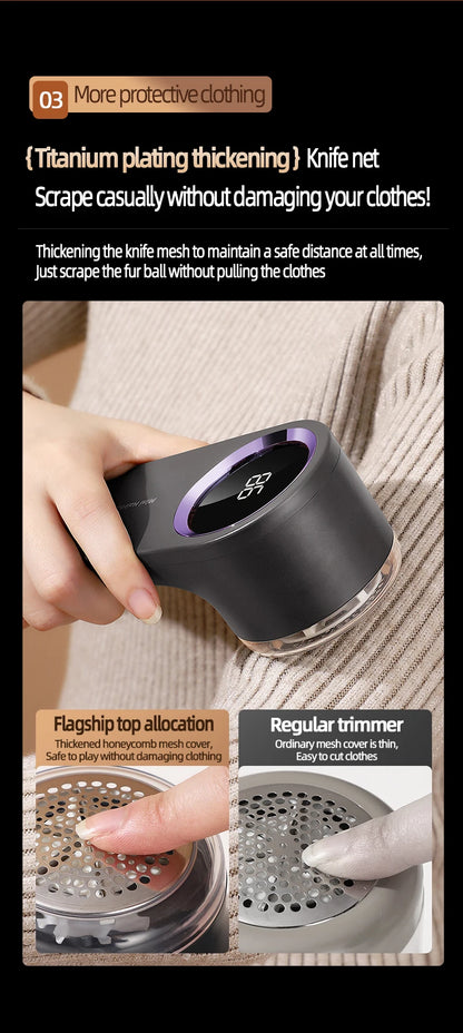 Portable Hair Ball Trimmer Home Clothes Shaving Machine Pill Removal Tool Shaver Lint Remover For Sweater USB Rechargeable Beauty World Shop