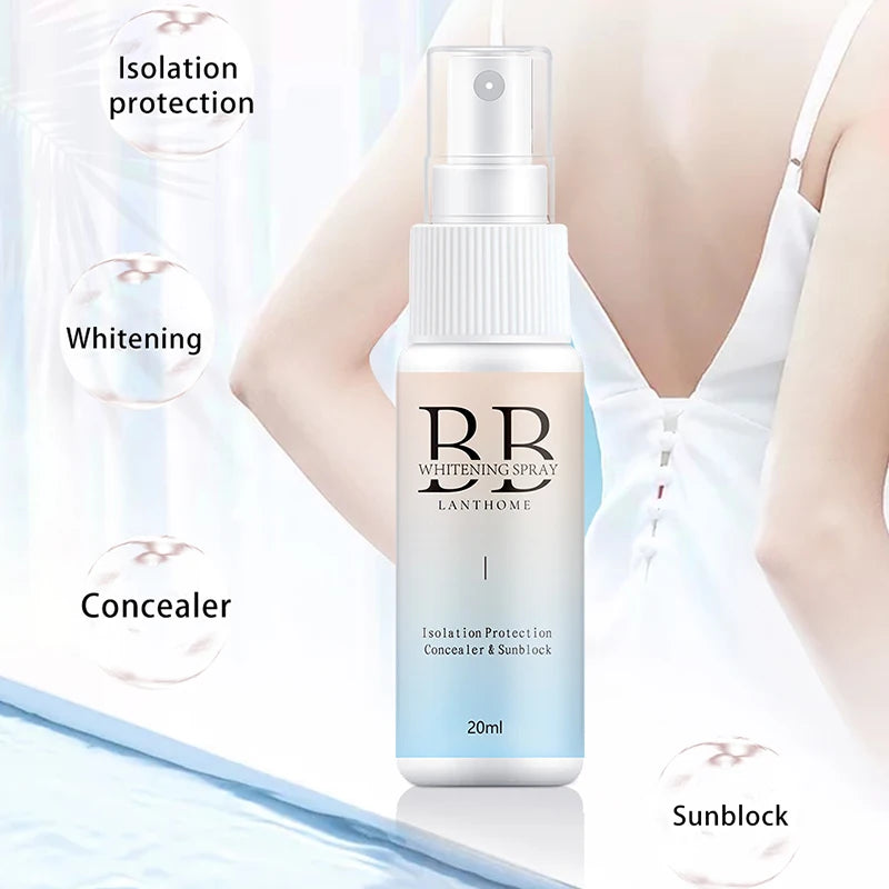 BB Whitening Spray Skin Brightening Moisturizing BB Cream Face Foundation Nourishing Skin Care Beauty Cosmetics Beauty World Shop