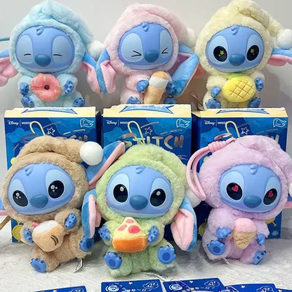 Disney 2025  Pin Eating Bedtime Series Blind Plush Toy Cute Doll Box Mysterious Hanging Bag Decorative Gif Beauty World Shop