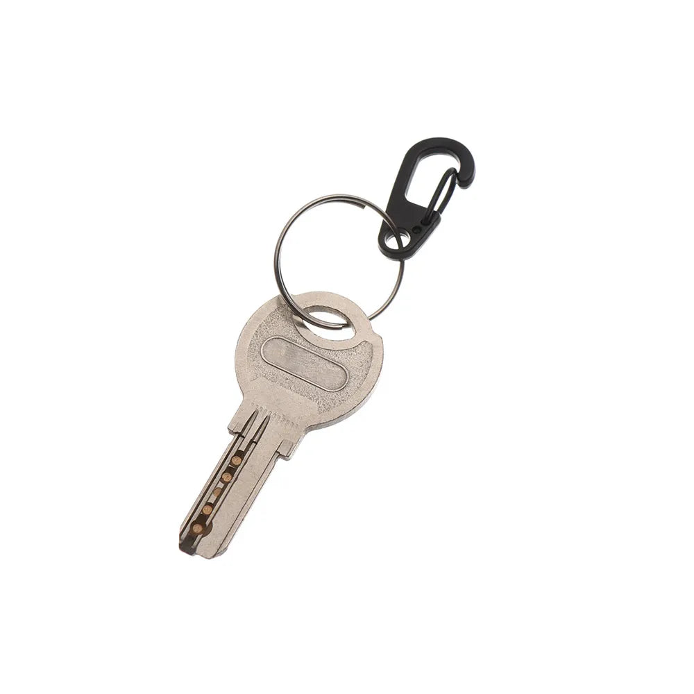 4/10Pcs Carabiner D-Ring Key Chain Spring Clips Mini Aluminium Alloy Hang Buckle Survival EDC Gear Outdoor Camping Keyring Tool Beauty World Shop