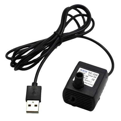 Pet Water Fountain Pump Dispenser Drinking Fountain Replacement Accessories DC 5V USB 40dB Ultra-quiet for Fountain Aquarium Beauty World Shop