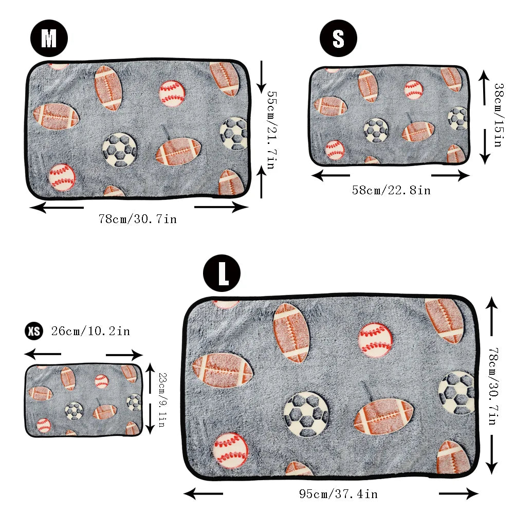 Soft Cozy Dog Bed Mat For Small Large Dogs Bone Star Avocado Print Warm Mattress Pet Cat Sleeping Blanket Puppy Travel Supplies Beauty World Shop