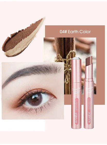 Gradient two-color eye shadow pen waterproof, sweat proof, not easy to smudge, pearlescent, fine shiny, lazy eye shadow s Beauty Trend Shop