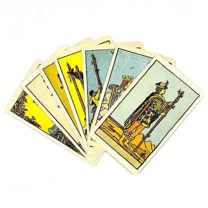 Hot-selling Tarot Cards Deck 78Pcs For Easy Beginners Fate Fortune Telling Divination Party Tabletop Board Game ,Holiday Games Beauty World Shop