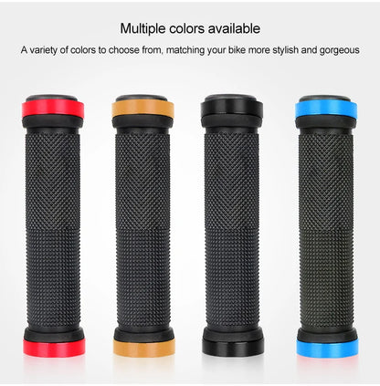 Anti Slip BMX Bicycle Grips MTB Rubber Bilateral Lock Cycling Bikes Handlebar Grips Cycling Handlebar Sleeve Bike Accessories Beauty World Shop
