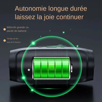 2025NEW ViVO Portable Bluetooth Speaker Wireless High Fidelity Surround Sound Box Outdoor Waterproof Camping Party Loudspeaker