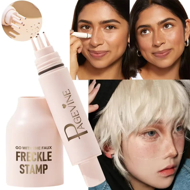 Facial Freckle Stamp Pencil,Natural Makeup for Freckles,Dark Spots, Moles,Waterproof,not easy to fade Concealer,Feminine Contour Beauty World Shop