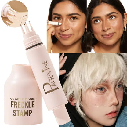 Facial Freckle Stamp Pencil,Natural Makeup for Freckles,Dark Spots, Moles,Waterproof,not easy to fade Concealer,Feminine Contour Beauty World Shop