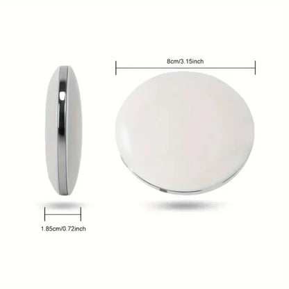 Compact Mirror with Light, 1X/3X Magnification LED Pocket Mirror with USB Data Cable, Pink Mini Mirror for Purse, Pocket,Travel Beauty World Shop