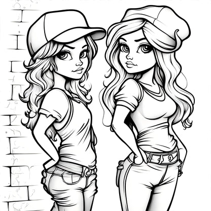 Joint Graffiti Colouring Book Adult Picture Book Beauty World Shop