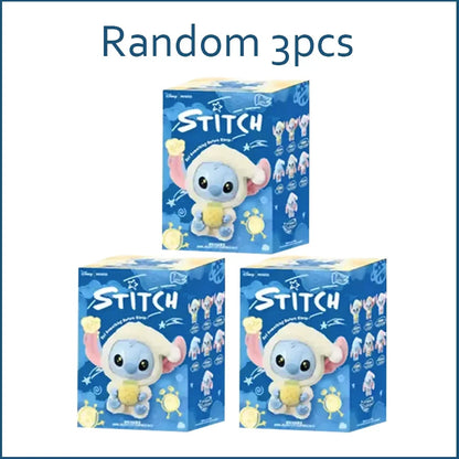 Disney 2025  Pin Eating Bedtime Series Blind Plush Toy Cute Doll Box Mysterious Hanging Bag Decorative Gif Beauty World Shop