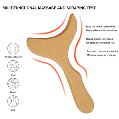 Wood Massager Body Sculpting Tools Lymphatic Drainage Massager Body Sculpting Tools For Anti-Cellulite Gua Sha Muscle Release Beauty World Shop