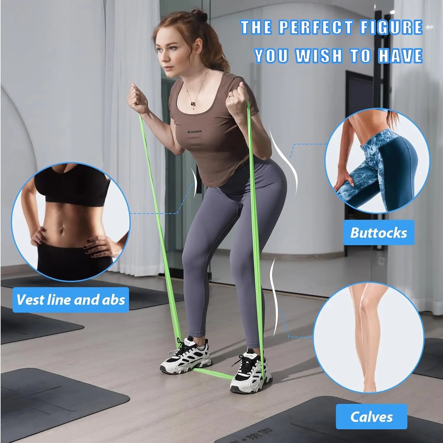 Yoga Physiotherapy Elastic Band, Gym Resistance Band, Sports Stretching Training Rope, Pilates Stretching Film, Fitness Equiment Beauty World Shop
