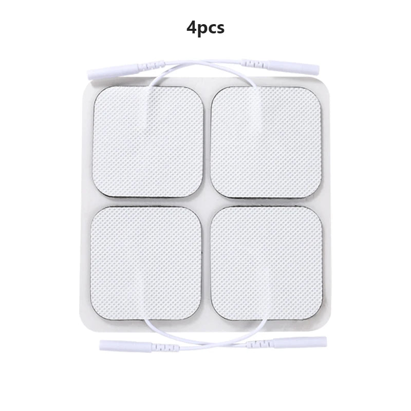 20/10-Pack 5x5cm Non-woven Electrode Pads Reusable for Muscle Stimulator TENS Acupuncture Digital Massage Machine Beauty World Shop