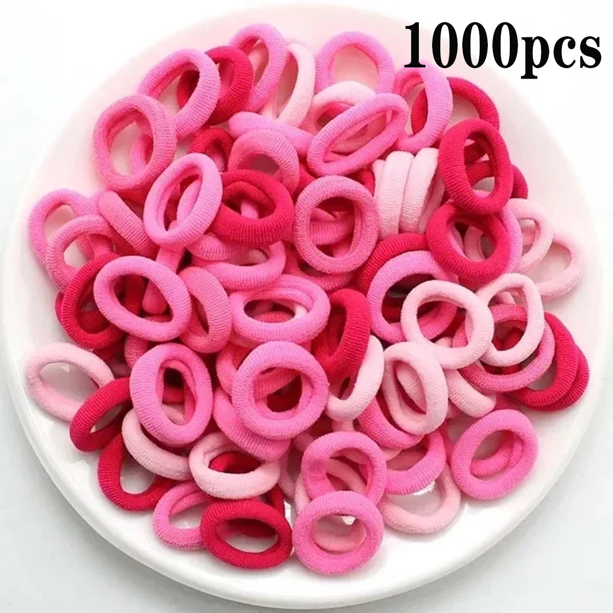 200PCS Women Girls Colorful Nylon Elastic Hair Bands Ponytail Hold Small Hair Tie Rubber Bands Scrunchie Hair Accessories Beauty World Shop