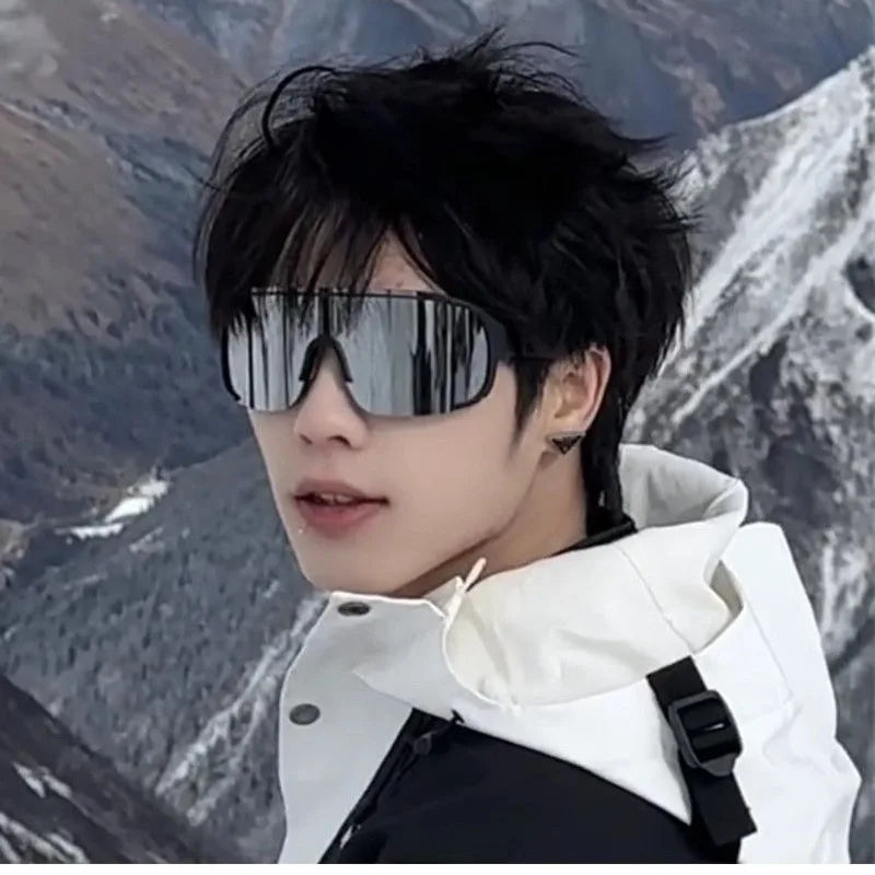 New Y2K Style Cycling Sunglasses Windproof Glasses for Men Women Retro-Reflective Sheeting Lens Road Riding Sport Glasses Beauty World Shop